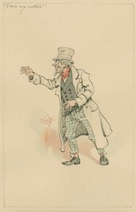 「私の母をよろしく！」、1920年代（紙にトイレとペンとインク）